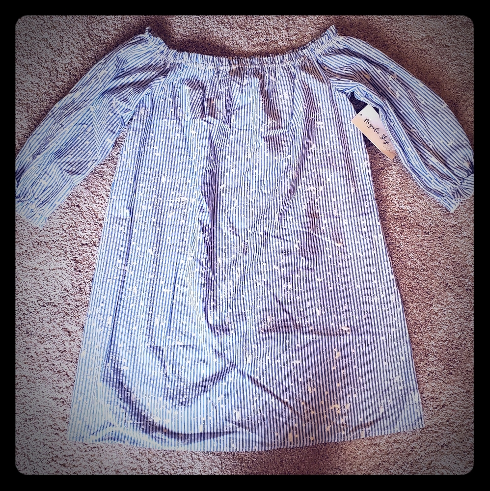 Off the shoulder dress